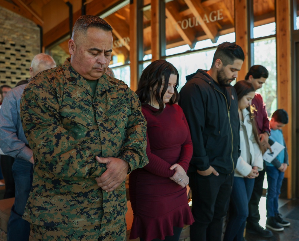 Master Gunnery Sgt. Barry Blanset Jr. Retirement Ceremony