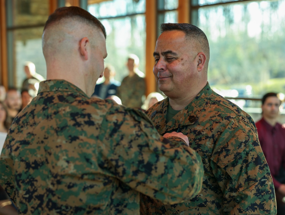 Master Gunnery Sgt. Barry Blanset Jr. Retirement Ceremony