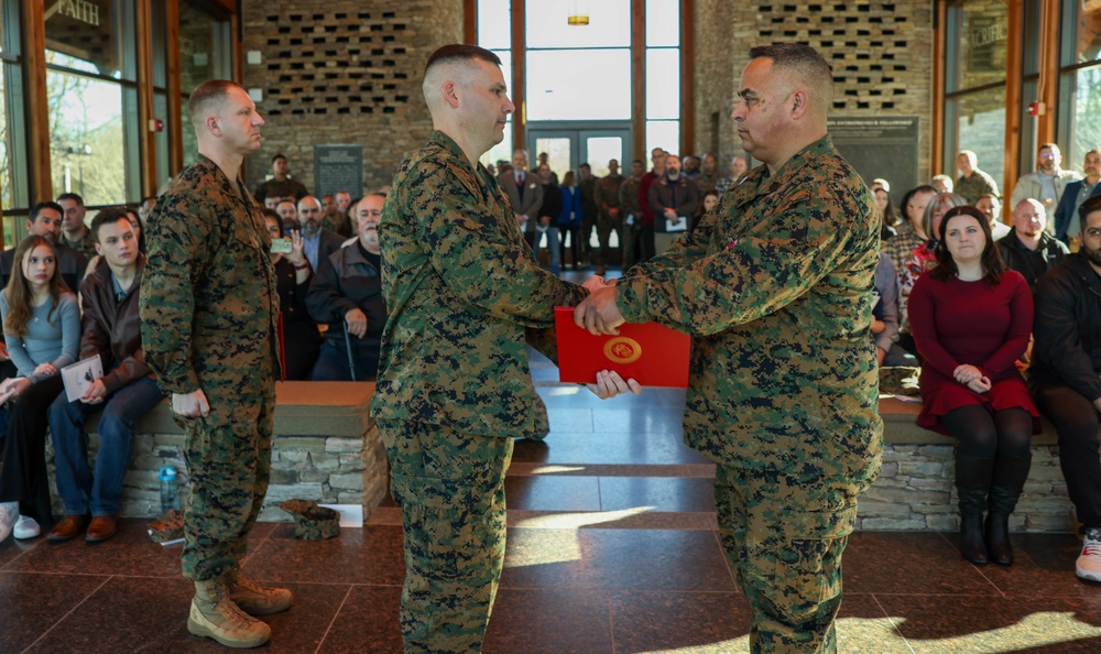 Master Gunnery Sgt. Barry Blanset Jr. Retirement Ceremony