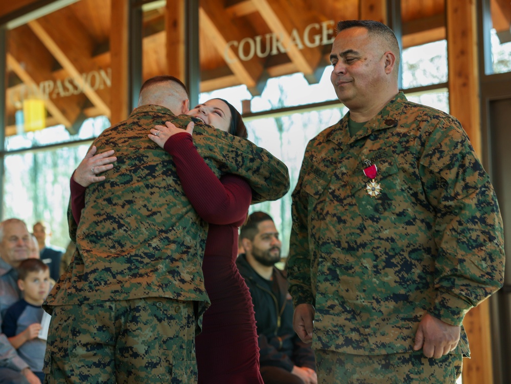 Master Gunnery Sgt. Barry Blanset Jr. Retirement Ceremony