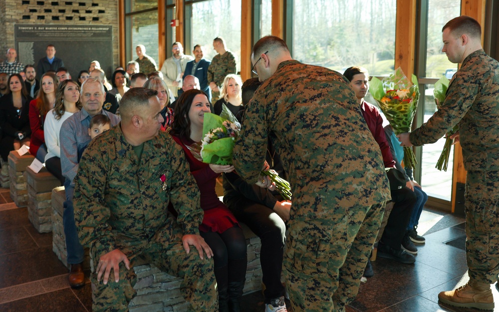 Master Gunnery Sgt. Barry Blanset Jr. Retirement Ceremony