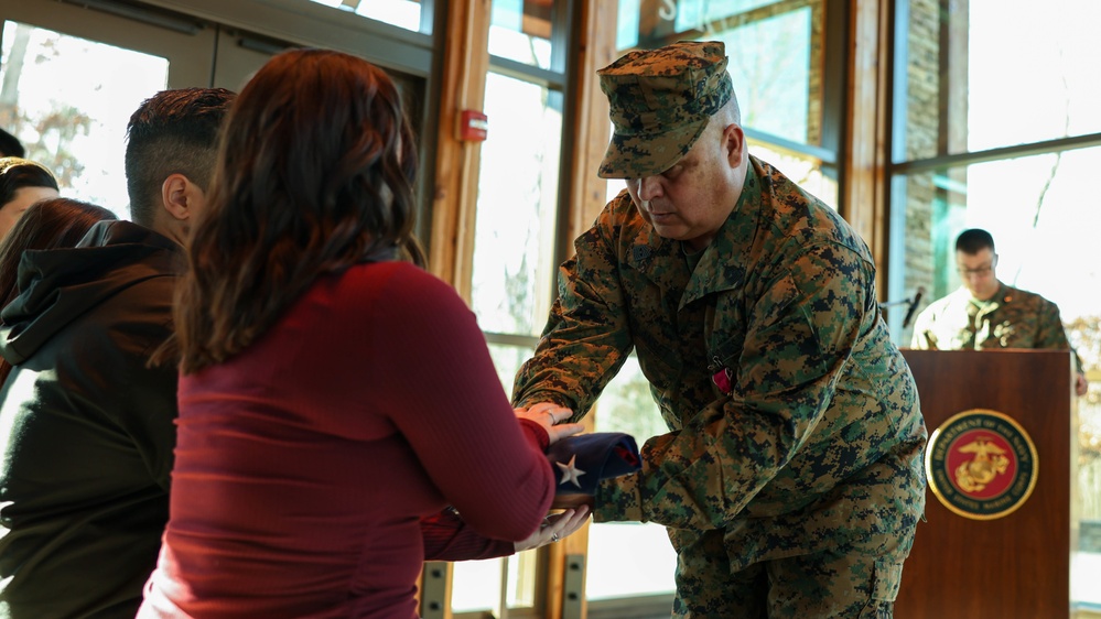 Master Gunnery Sgt. Barry Blanset Jr. Retirement Ceremony