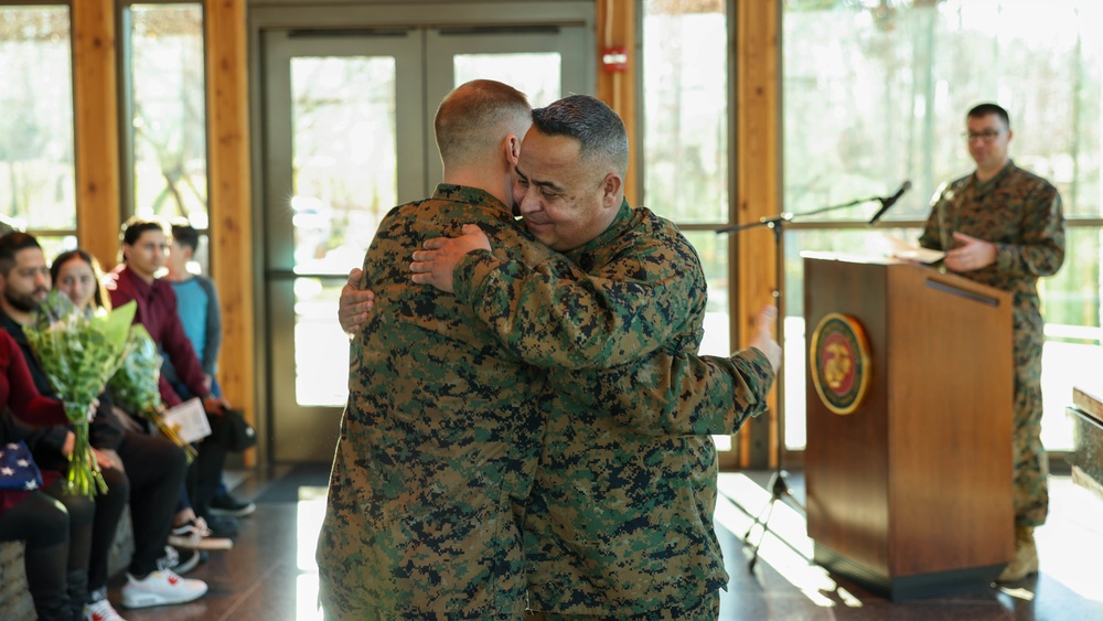 Master Gunnery Sgt. Barry Blanset Jr. Retirement Ceremony
