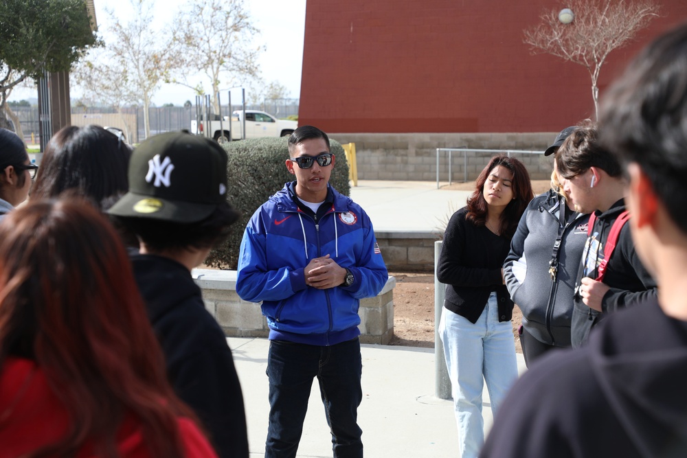 U.S. Army Marksmanship Unit visits Patriot High School