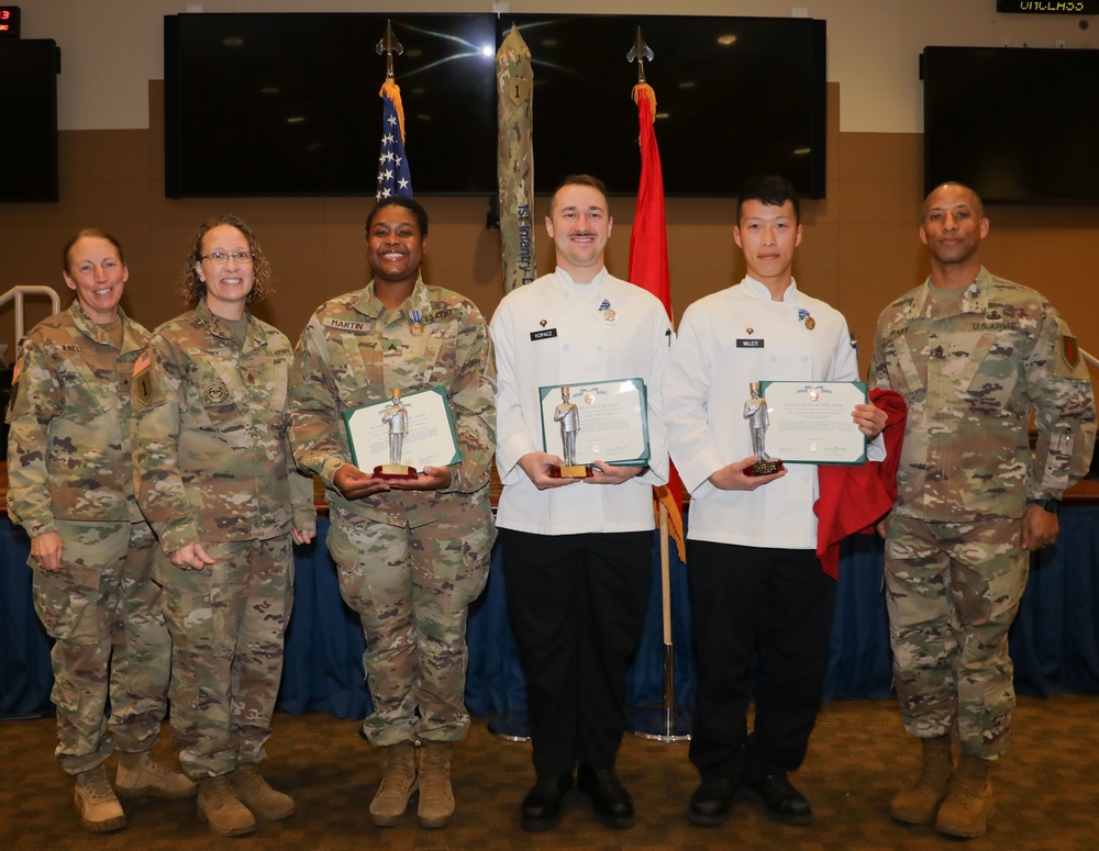 1st Infantry Division Hosts an Awards Ceremony for Culinary Specialists Across Fort Riley