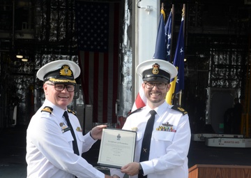 USS Canberra (LCS 30) Hosts Australian Promotion