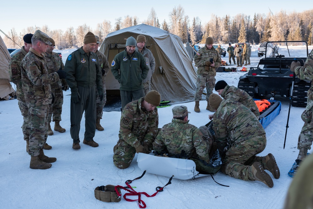 PACAF command team visits JBER