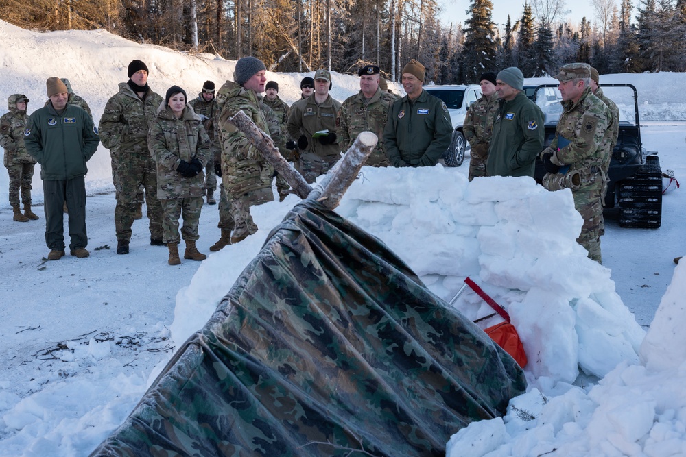 PACAF command team visits JBER