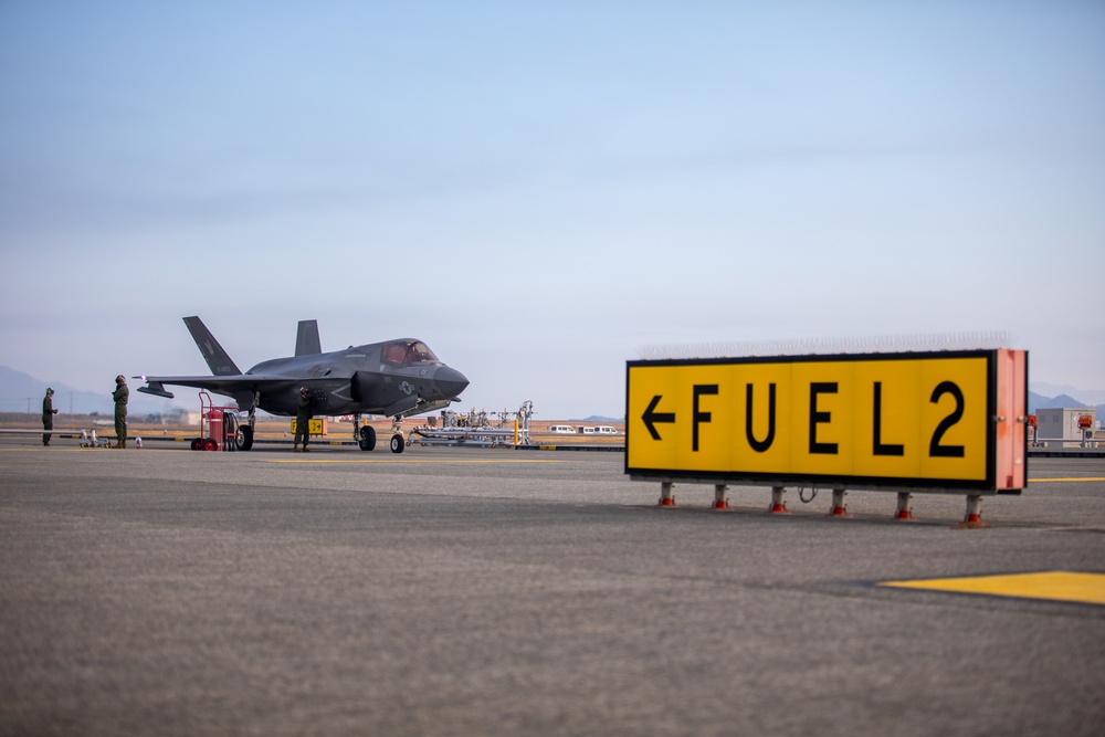 VMFA-242 departs MCAS Iwakuni in support of the 31st MEU