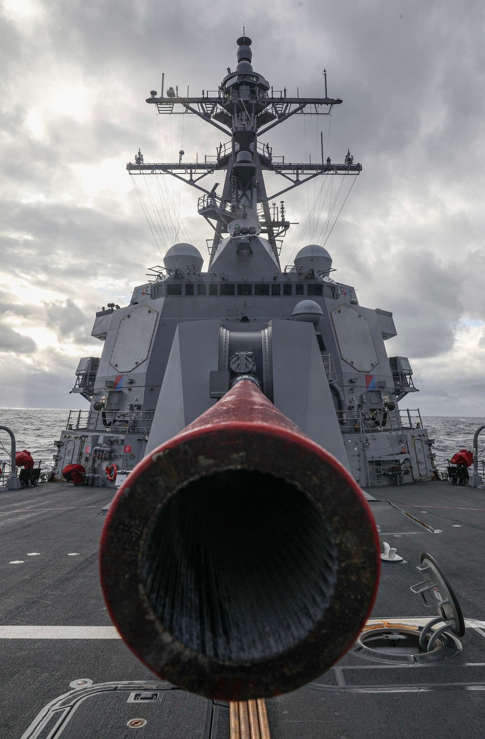 USS Rafael Peralta (DDG 115) Steams in the Philippine Sea