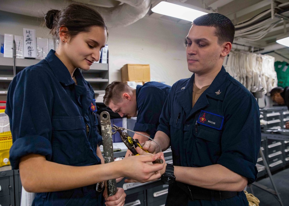 Daily Operations Aboard USS George H.W. Bush (CVN 77)