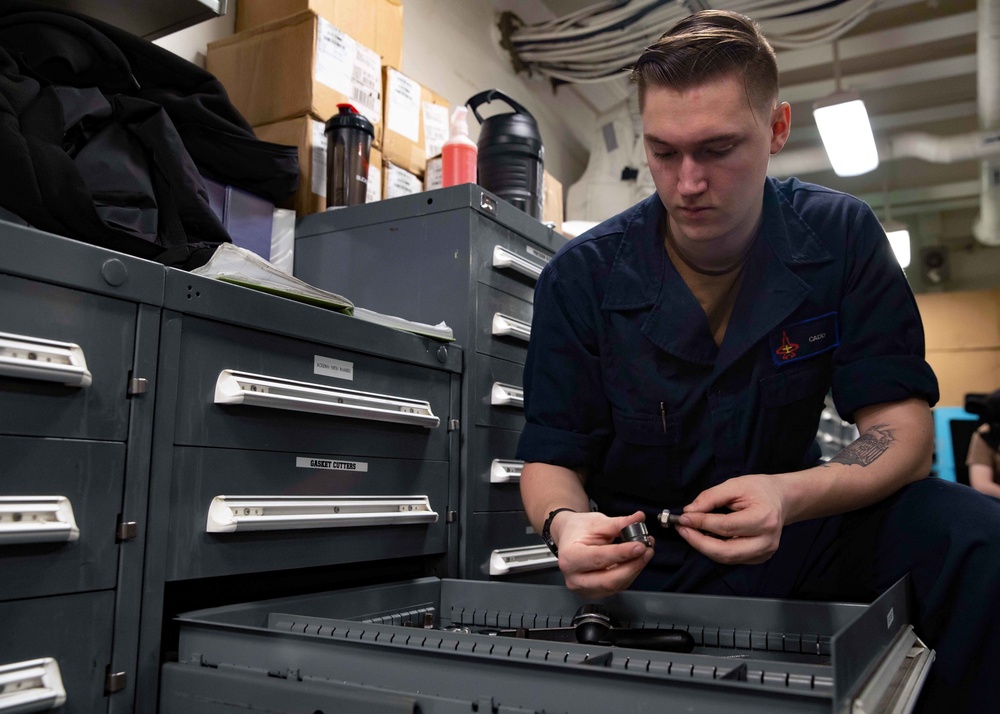 Daily Operations Aboard USS George H.W. Bush (CVN 77)