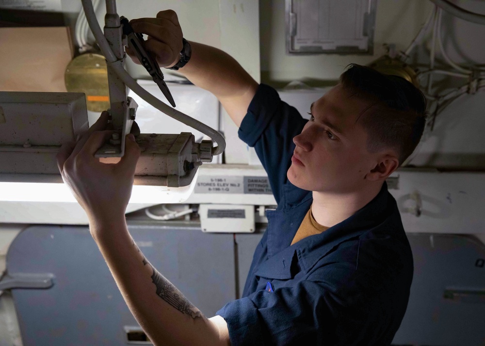 Daily Operations Aboard USS George H.W. Bush (CVN 77)