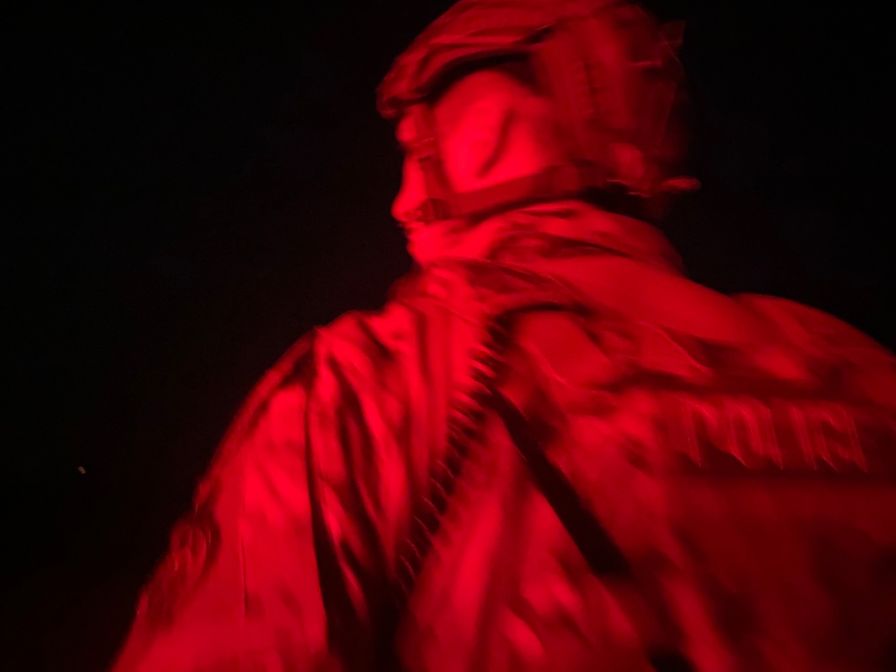 386th Expeditionary Security Forces Squadron Night Patrol