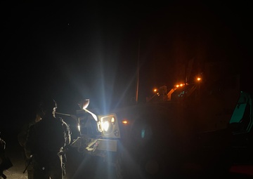 386th Expeditionary Security Forces Squadron Night Patrol