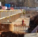 Construction continues at the site of the Louisville VA Medical Center Jan. 17, 2023.