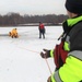 Fort McCoy firefighters train to save people clinging to ice with surface ice rescue training