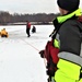 Fort McCoy firefighters train to save people clinging to ice with surface ice rescue training