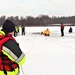 Fort McCoy firefighters train to save people clinging to ice with surface ice rescue training