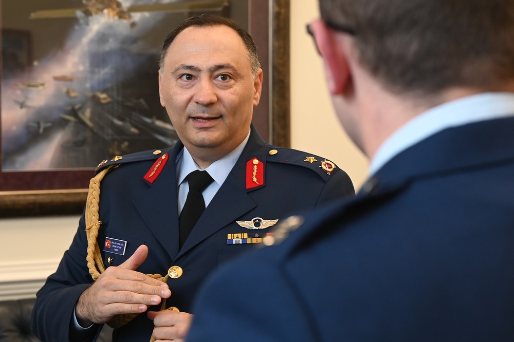 CSAF Hosts Turkish Defense Attache