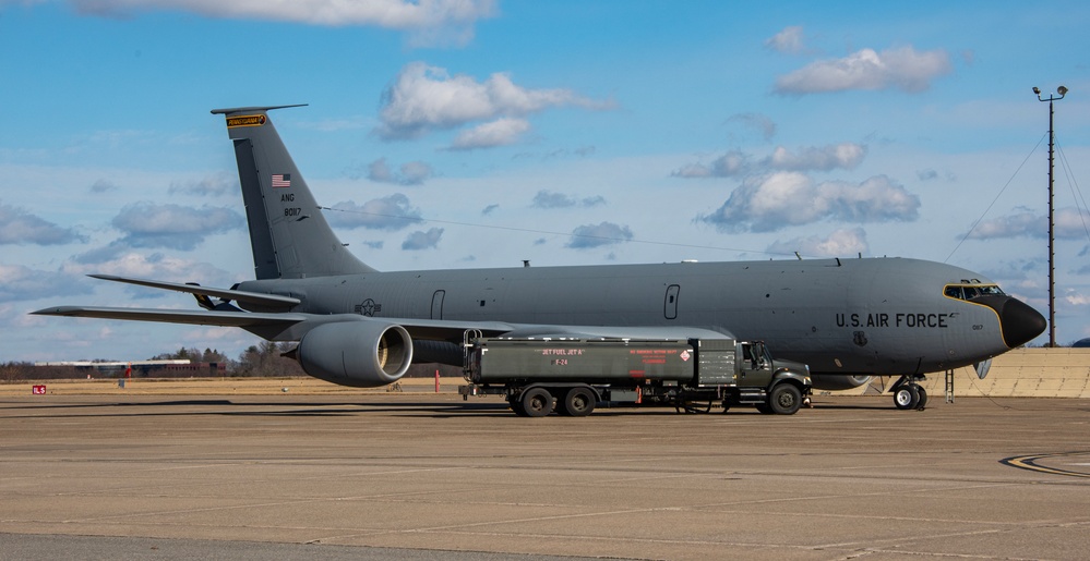 171st Air Refueling Wing Conducts First Hot Pit Refueling