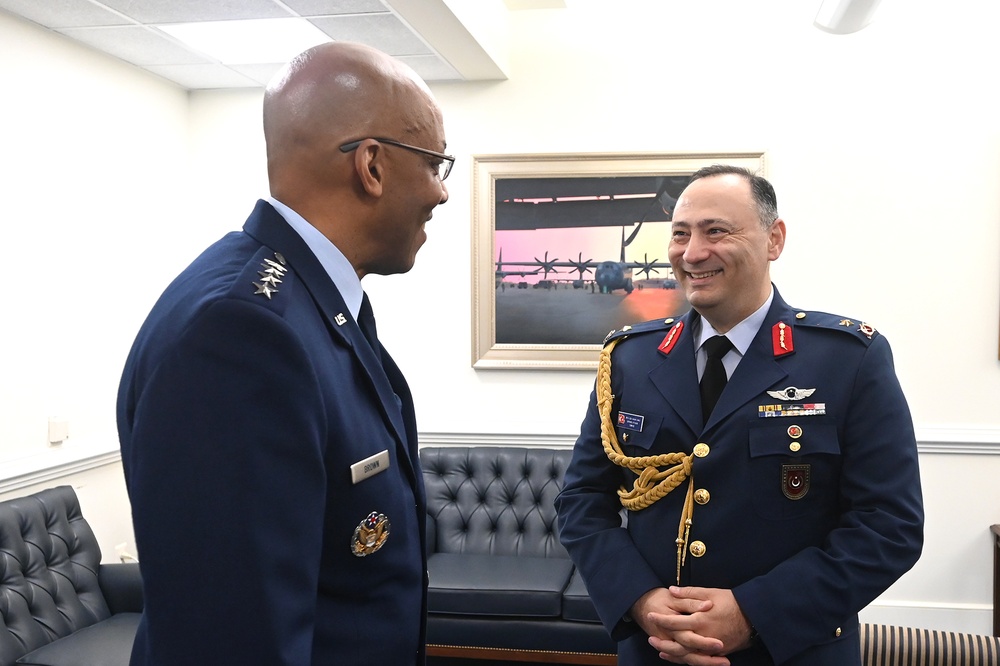 CSAF Hosts Turkish Defense Attache