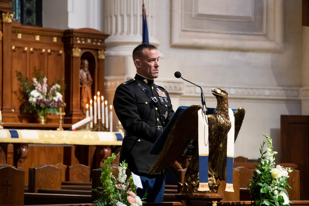 The U.S. Naval Academy Honored the life of Cmdr. David Wallace