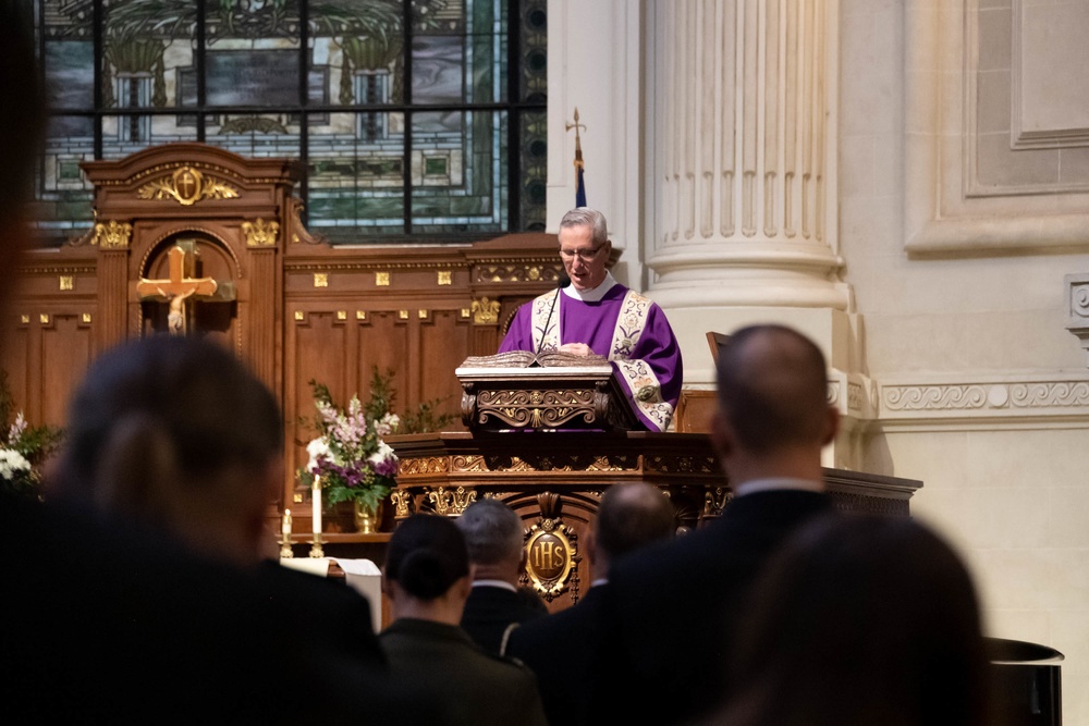 The U.S. Naval Academy Honored the life of Cmdr. David Wallace