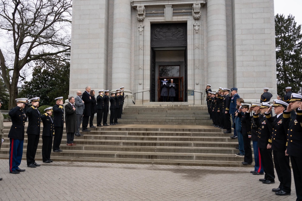 The U.S. Naval Academy Honored the life of Cmdr. David Wallace