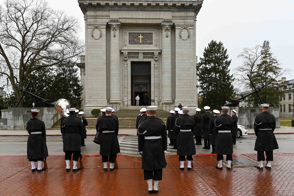 The U.S. Naval Academy Honored the life of Cmdr. David Wallace