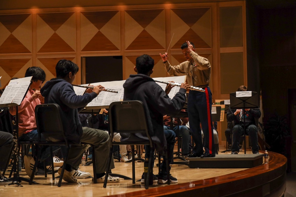 Marines at Fresno-Madera County Music Educators Association