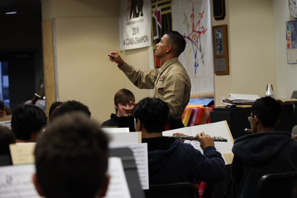 Marines at Fresno-Madera County Music Educators Association