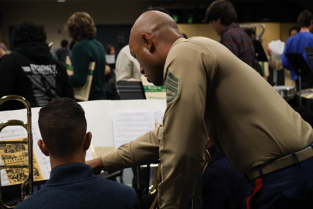 Marines at Fresno-Madera County Music Educators Association