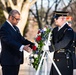 British Foreign Secretary James Cleverly Participates in a Public Wreath-Laying Ceremony at the Tomb of the Unknown Soldier