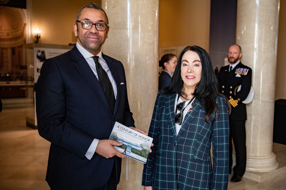 British Foreign Secretary James Cleverly Participates in a Public Wreath-Laying Ceremony at the Tomb of the Unknown Soldier