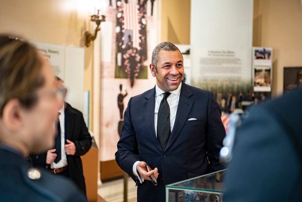 British Foreign Secretary James Cleverly Participates in a Public Wreath-Laying Ceremony at the Tomb of the Unknown Soldier