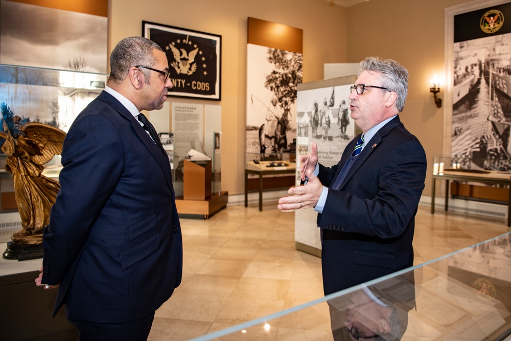 British Foreign Secretary James Cleverly Participates in a Public Wreath-Laying Ceremony at the Tomb of the Unknown Soldier