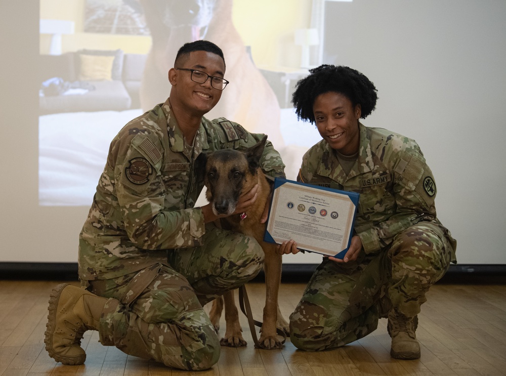 MWD retires, moves to furever home