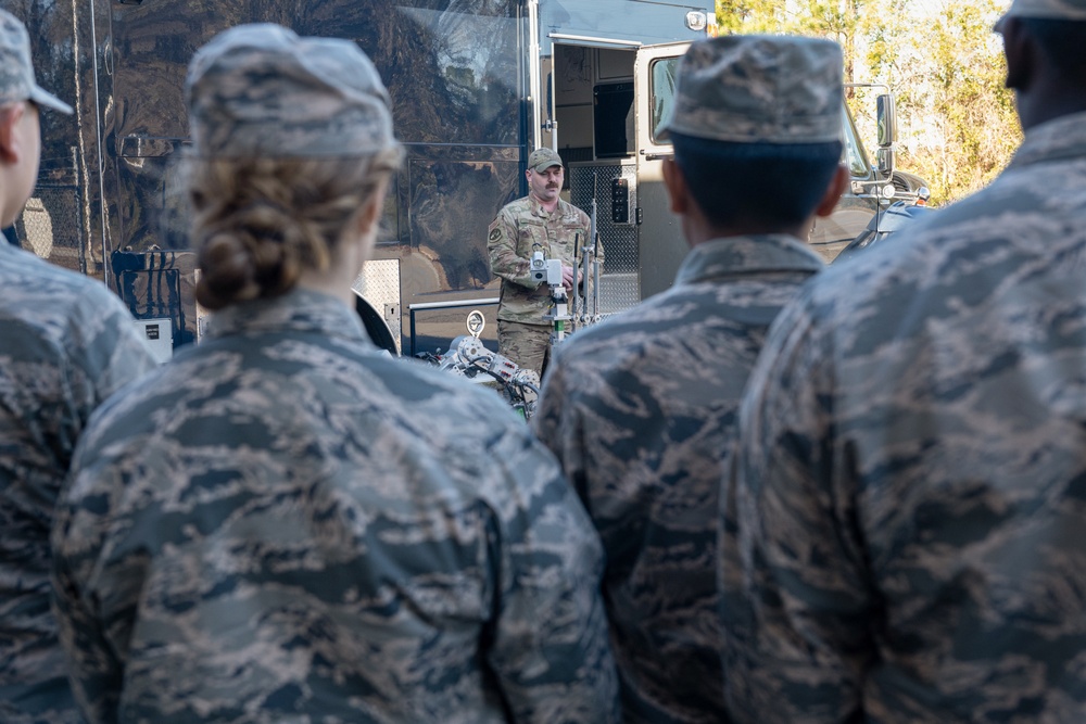 Thomasville JROTC tours Moody AFB