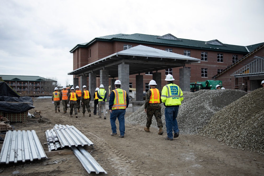 Brig. Gen. Niebel tours MCAS New River