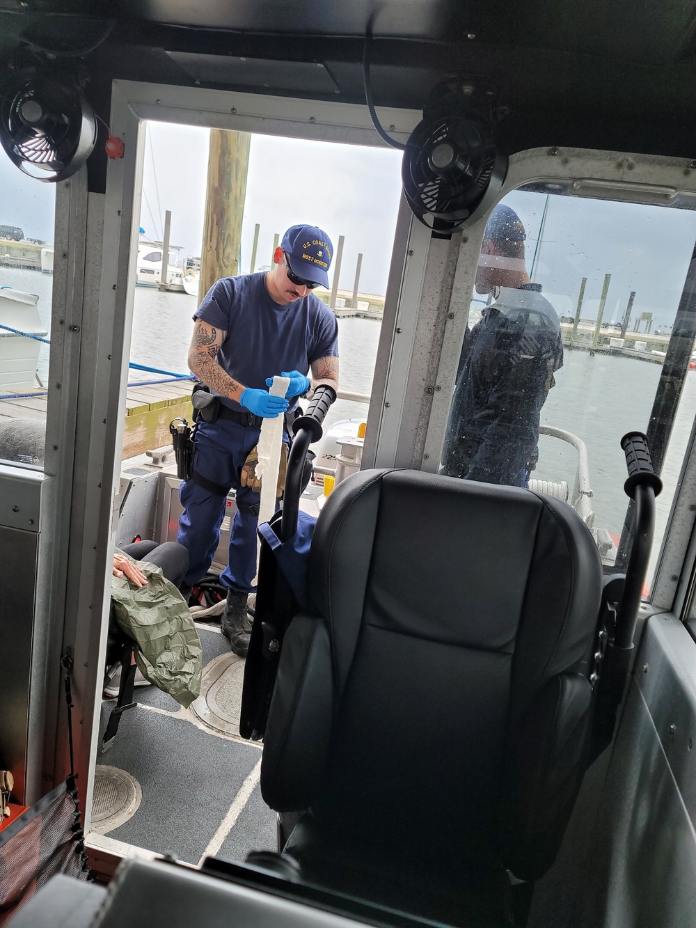 Coast Guard rescues person in water near La Porte, Texas