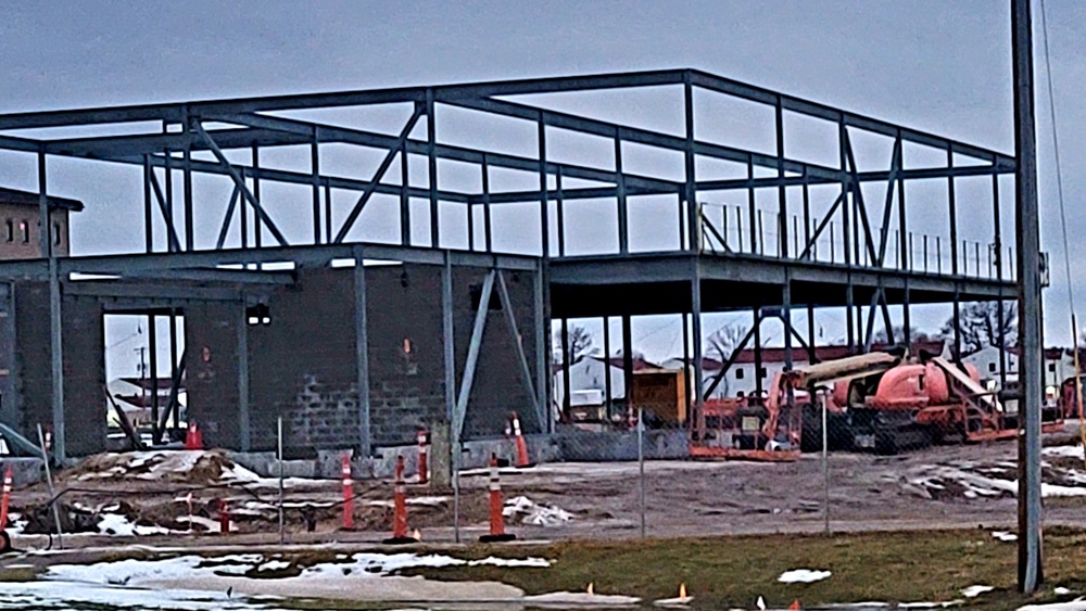 January 2023 construction operations of $11.96 million transient training brigade headquarters at Fort McCoy