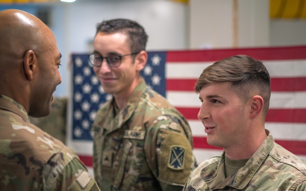 Director of the Joint C-UAS Office, Maj. Gen. Sean Gainey, visits U.S. air defenders forward deployed in Poland