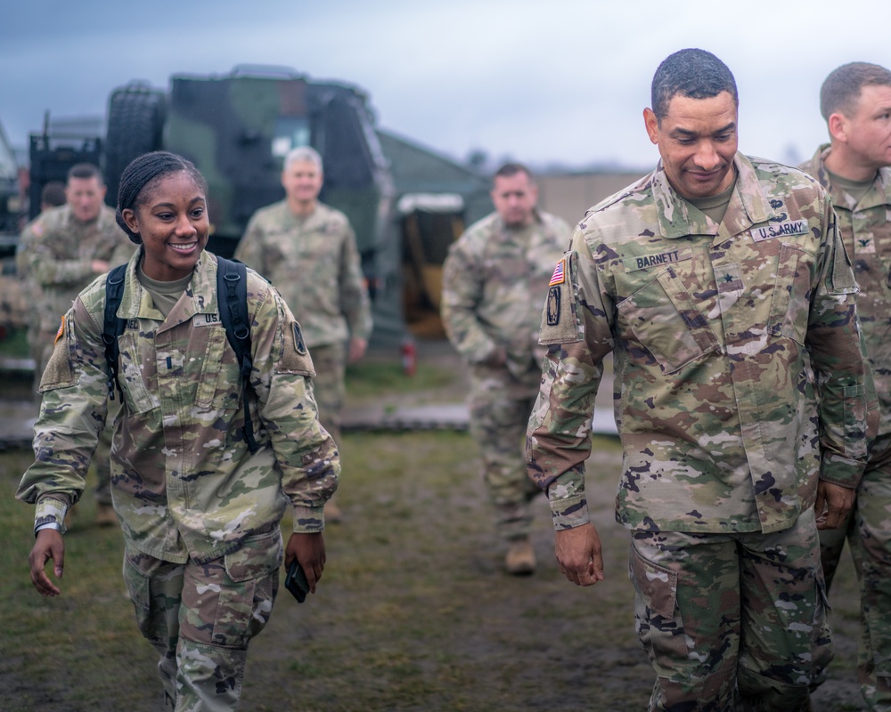 Brig. Gen. Barnett visits air defenders deployed on NATO's eastern flank