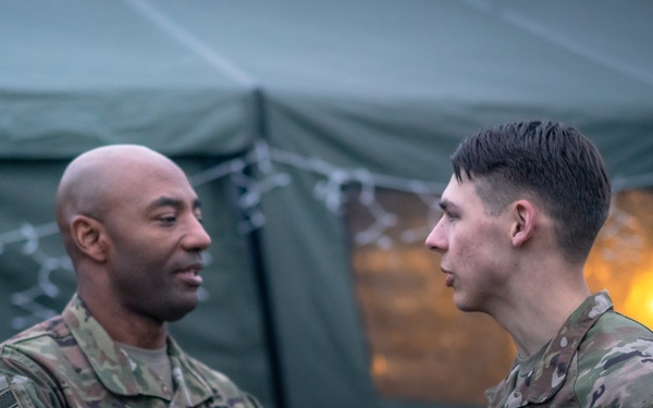 Director of the Joint C-UAS Office, Maj. Gen. Sean Gainey, visits U.S. air defenders forward deployed in Poland