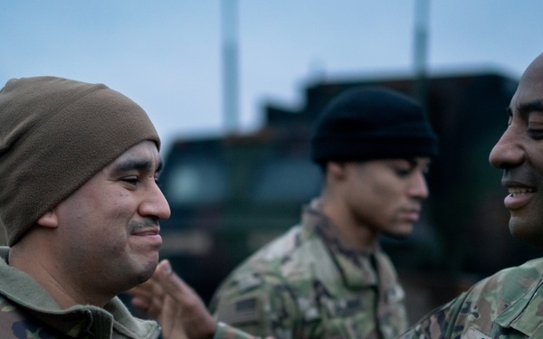 Director of the Joint C-UAS Office, Maj. Gen. Sean Gainey, visits U.S. air defenders forward deployed in Poland