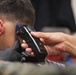 U.S. Marine Provides a Haircut During Deployment