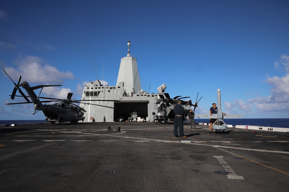 U.S. Marines, Sailors, and Contractors Conduct VBAT Operations Aboard USS John P. Murtha