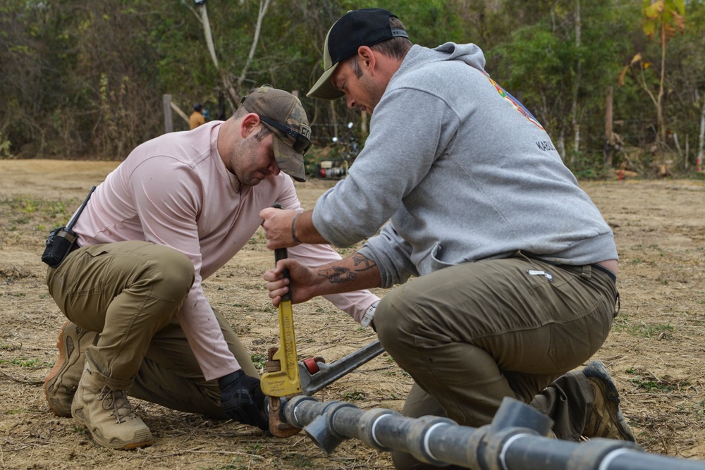 DPAA personnel prepare site for recover mission