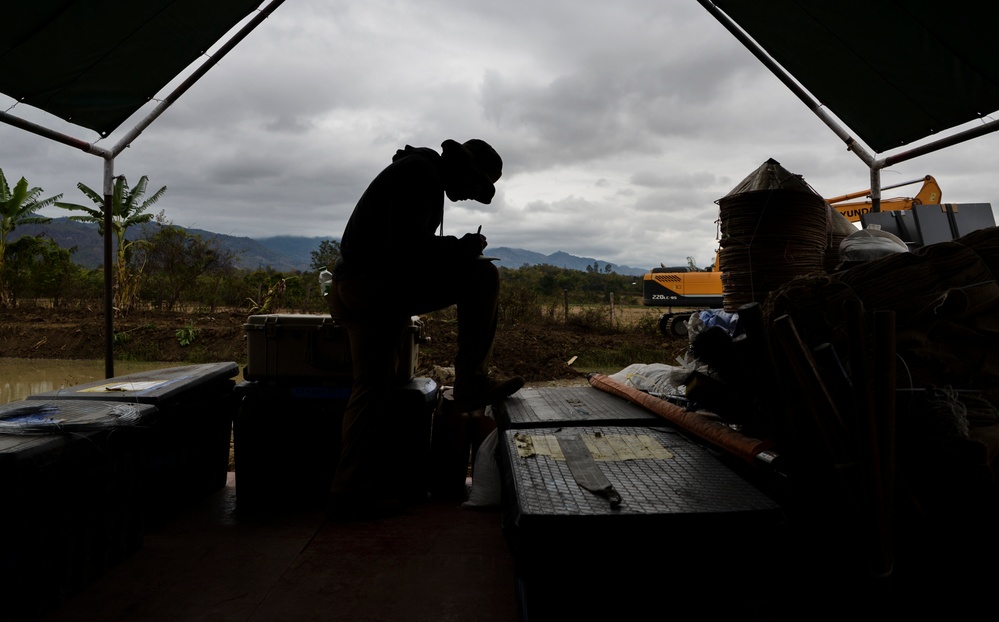 DPAA personnel prepare site for recover mission